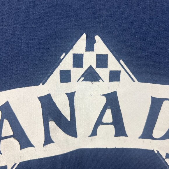 Vintage 90's Canada North Wolves Graphic Pullover Sweatshirt - Picture 6 of 6